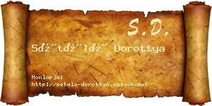 Sétáló Dorottya névjegykártya